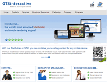 Tablet Screenshot of gtsinteractive.com